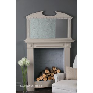 Laura Ashley Rossett Over Mantle Mirror Grey 70 x 120cm