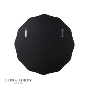 Laura Ashley Medora Round Mirror Matt Gold 60cm