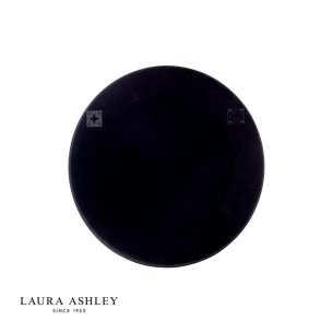 Laura Ashley Cara Small Round Mirror Mottled Bronze 60cm