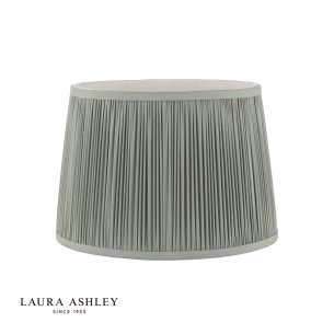 Laura Ashley Hemsley Green 100% Silk Empire Shade 25cm/10 inch