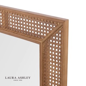 Laura Ashley Bayden Mirror Rattan 91 X 61cm