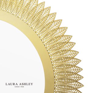 Laura Ashley Rushden Mirror Gold 60cm