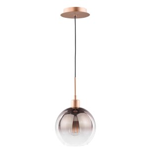 Lycia Pendant Satin Bronze and Bronze Ombre Glass