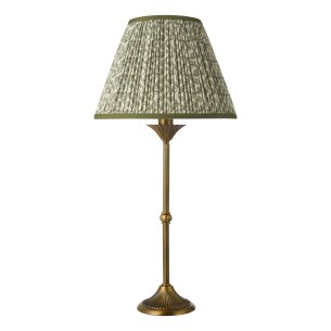 Lydian Table Lamp Antique Bronze With Shade