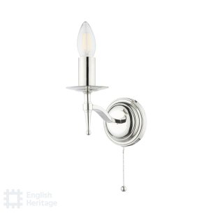 Marble Hill Wall Light Polished Nickel Bracket Only