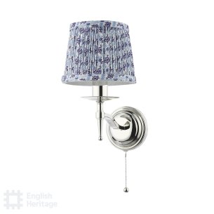 Marble Hill Wall Light Polished Nickel With Shade