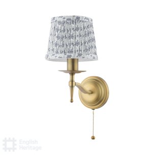 Marble Hill Wall Light Aged Brass With Shade