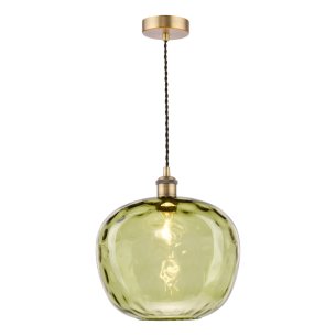 Ochon Easy Fit Pendant Green Glass