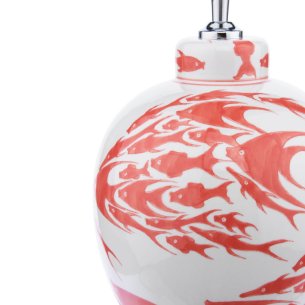 Simone Table Lamp Multi-Coloured Ceramic With Shade