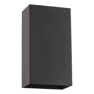 Soven 2 Light Wall Washer Matt Black