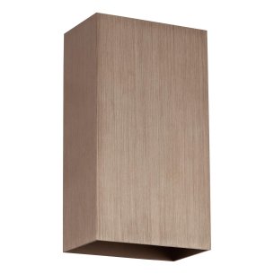 Soven 2 Light Wall Washer Satin Bronze