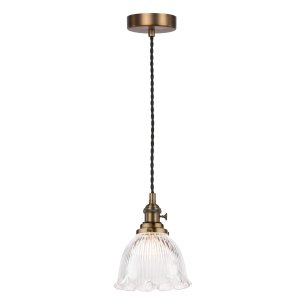 1 Light E14 Suspension Antique Bronze