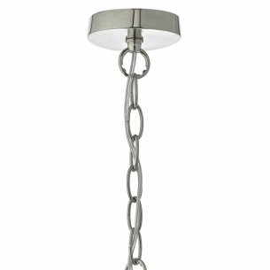 Tamara Pendant Satin Nickel & Ribbed Glass