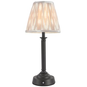 Virgil Rechargeable Table Lamp Matt Black Base Only LED