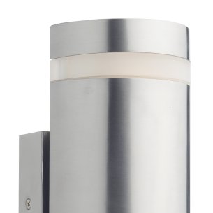 Wessex Outdoor 2 Light Wall Light Stainless Steel LED IP44