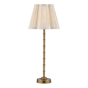 Wyman Rechargeable Table Lamp Antique Bronze Base Only LED