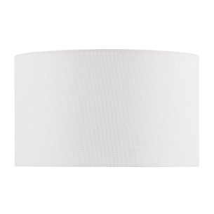 Zorin White Linen Drum Shade 24cm
