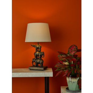 Alina Taupe Faux Silk Tapered Drum Shade 26cm