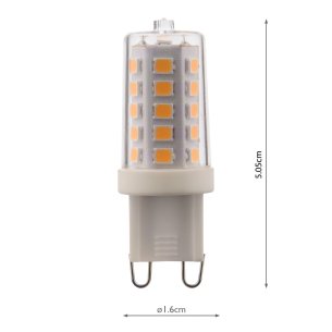(Pack of 10) LED G9 G9 Light Bulb (Lamp) 3.5w 320lm 2700k
