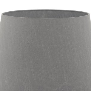 Cezanne Grey Faux Silk Tapered Drum Shade 40cm