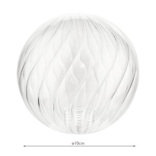 Mix & Match Twisted Style Closed Glass G9 10cm