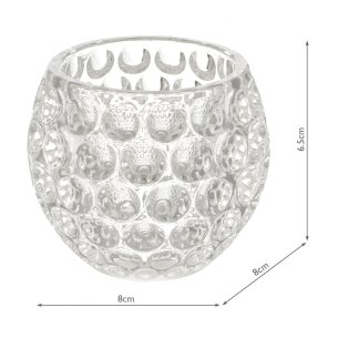 Mix & Match Dimpled Style Glass G9 8cm