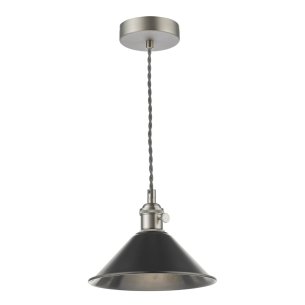 1 Light E14 Suspension Antique Chrome