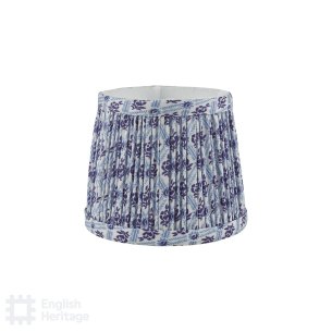 St John Street Blue Cotton Empire Shade 14cm
