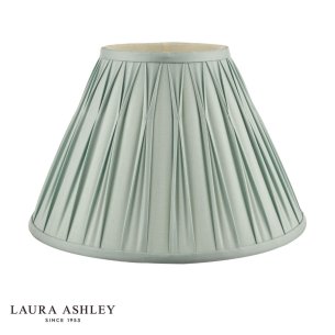 Laura Ashley Fenn Silk Empire Drum Shade Duck Egg 35cm/14 inch
