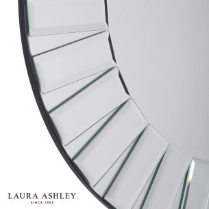 Laura Ashley Capri Small Round Bevelled Mirror 60cm