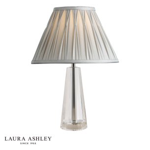 Laura Ashley Blake Table Lamp Crystal and Polished Chrome Base Only