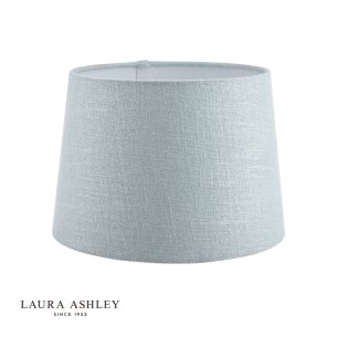 Laura Ashley Bacall Linen Empire Drum Shade Duck Egg Blue 20cm/8 inch