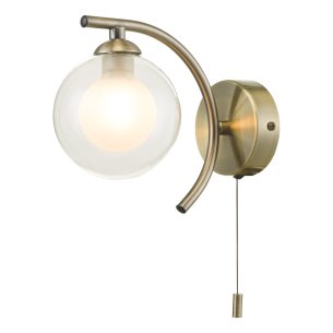 Nakita Wall Light Antique Brass Bracket Only