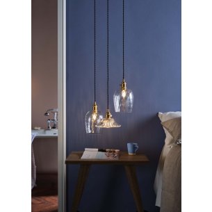 1 Light Suspension In Brass