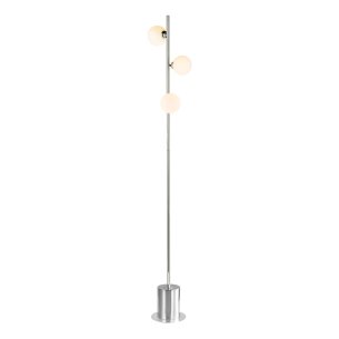 Spiral 3 Light Floor Lamp Polished Chrome Base Only