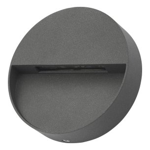 Ugo Outdoor Wall Light Round Eyelid Anthracite IP65 LED