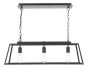 Claudia 3 Light Bar Pendant Matt Black