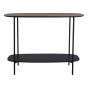 Etoile Console Table Mocha Effect and Matt Black
