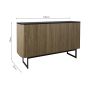 Myron Cabinet Mocha Effect and Matt Black