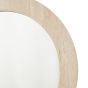 Ioana Round Mirror Travertine Effect 80cm