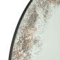 Vixen Round Mirror With Foxed Detail 80cm