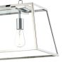 Academy 3 Light Bar Pendant Polished Stainless Steel and Glass