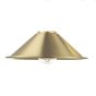 Easy Fit Aged Brass Metal Shade 18cm