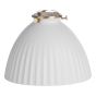 Easy Fit White Domed Ceramic Shade 17cm