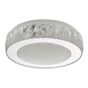 Akelia Small Flush Clear and Mirror Effect LED
