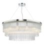 Alpheios 12 Light Chandelier Polished Chrome Glass