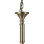 Ambassador 5 Light Armed Pendant Antique Brass Fitting Only