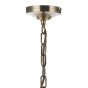 Ambassador 5 Light Armed Pendant Antique Brass Fitting Only