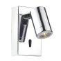 Anvil Wall Bracket Polished Chrome LED