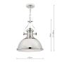 Arona 1 Light Pendant Polished Chrome